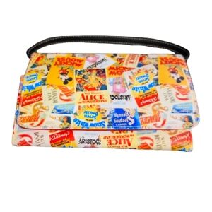 Disney Movie Poster wallet wristlet  bag purse collage wallet Vintage